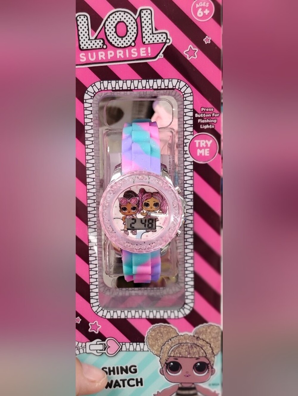 L.O.L. Surprise! Doll Digital Watch with Colorful Pastel Band
